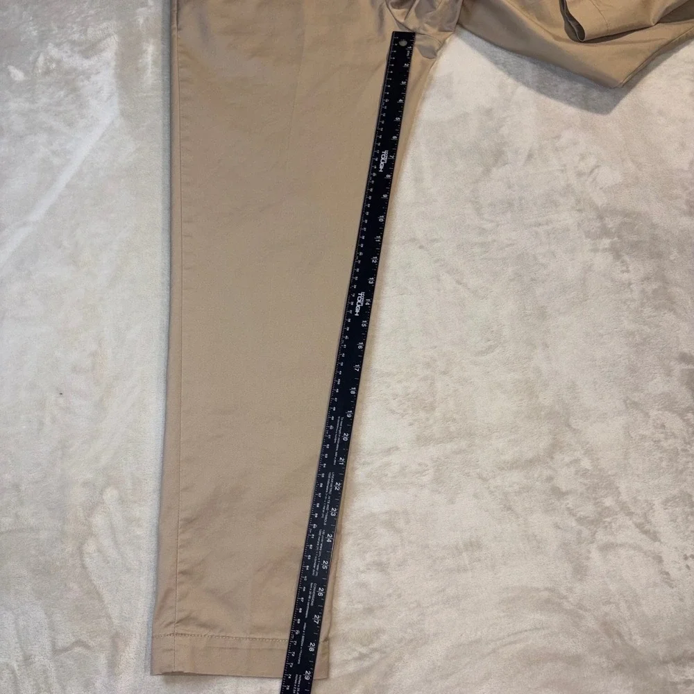 Banana Republic Slim Fit Chinos Mens 33x30 Khaki Tan Stretch Cotton Pants
